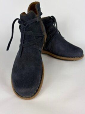 Born Tarkiln, Bootie ankle boot, Blue, Suede, BR0013634 - Size 7 / 38 M